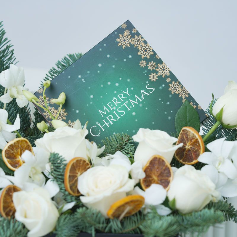 Floral Choco Christmas Wishes Green - Gifts gift from Buy Any Flowers Dubai in Al Quoz Industrial Area 4, Dubai, UAE - image 4