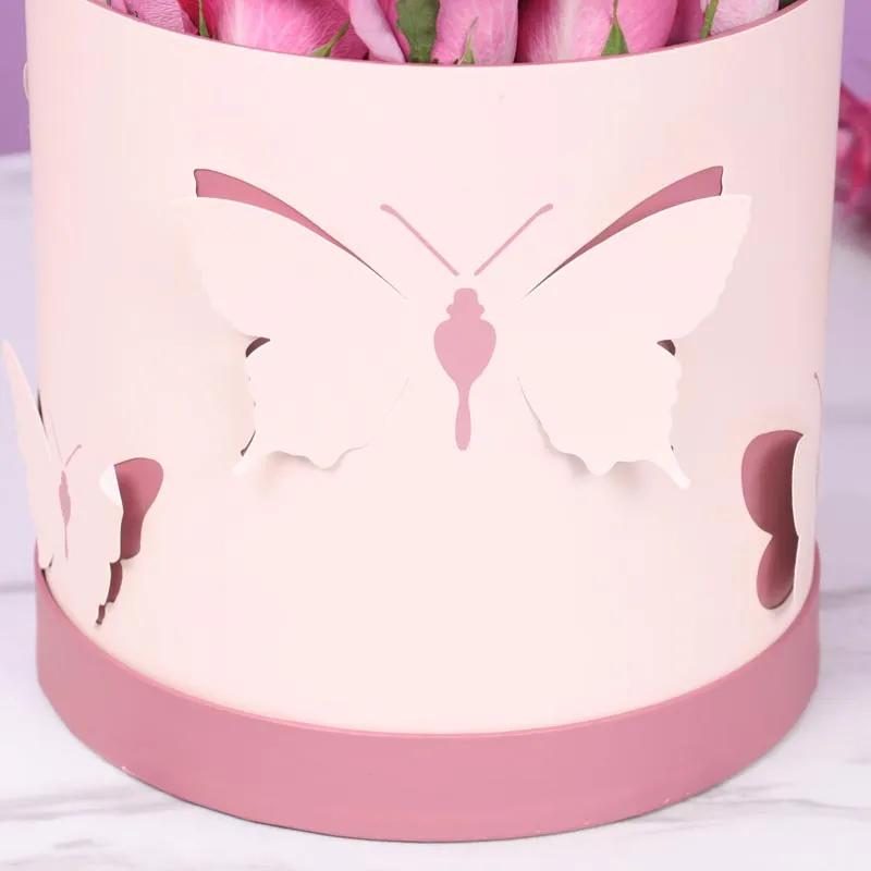 Butterfly Purple Roses Box - Flowers gift from Buy Any Flowers Dubai in Al Quoz Industrial Area 4, Dubai, UAE - image 4