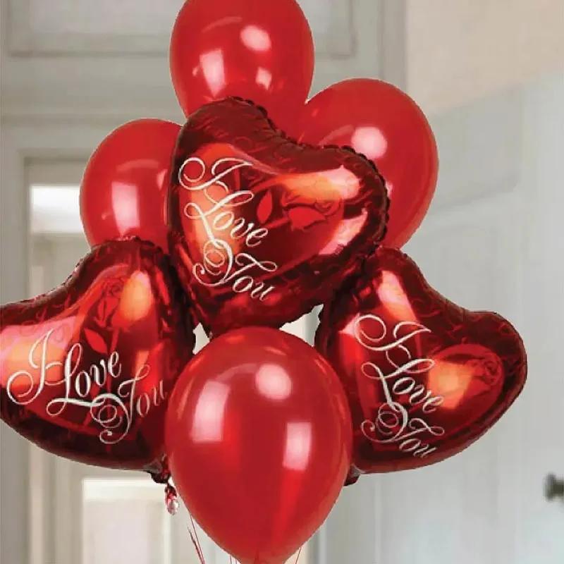 Red I Love You and Latex Balloons thumbnail 2