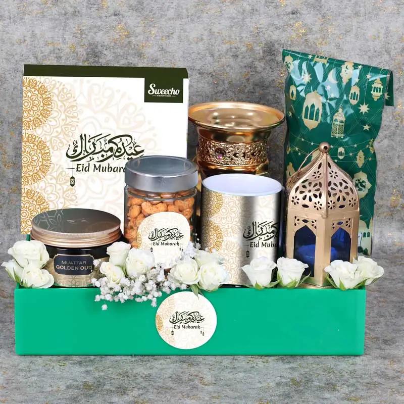 Blissful Eid Hamper Green thumbnail 2