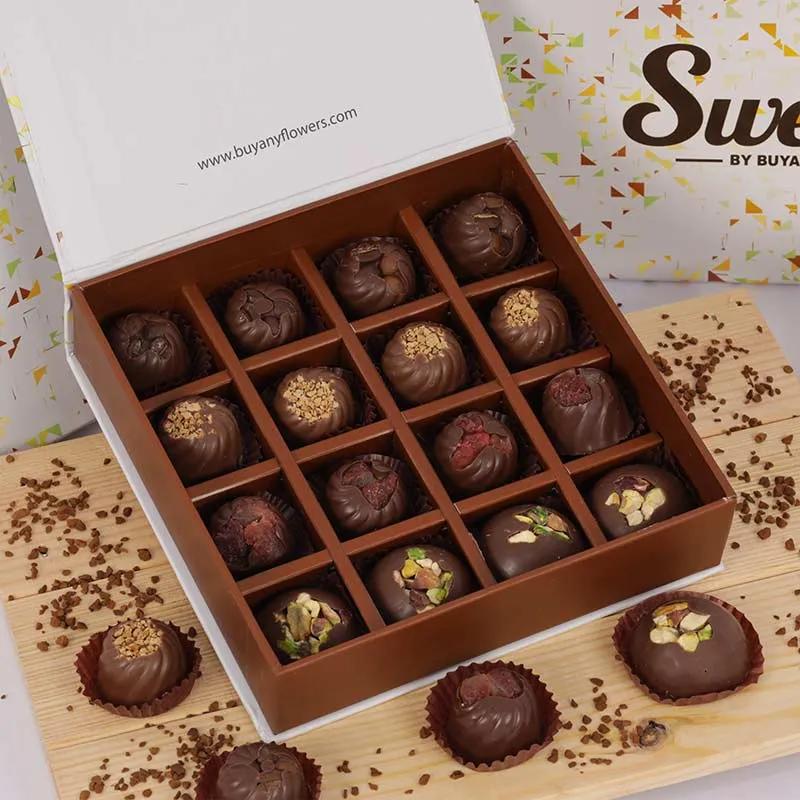 Chocolate Bajios 16 Pcs By Sweecho - Chocolates gift from Buy Any Flowers Dubai in Al Quoz Industrial Area 4, Dubai, UAE - image 3