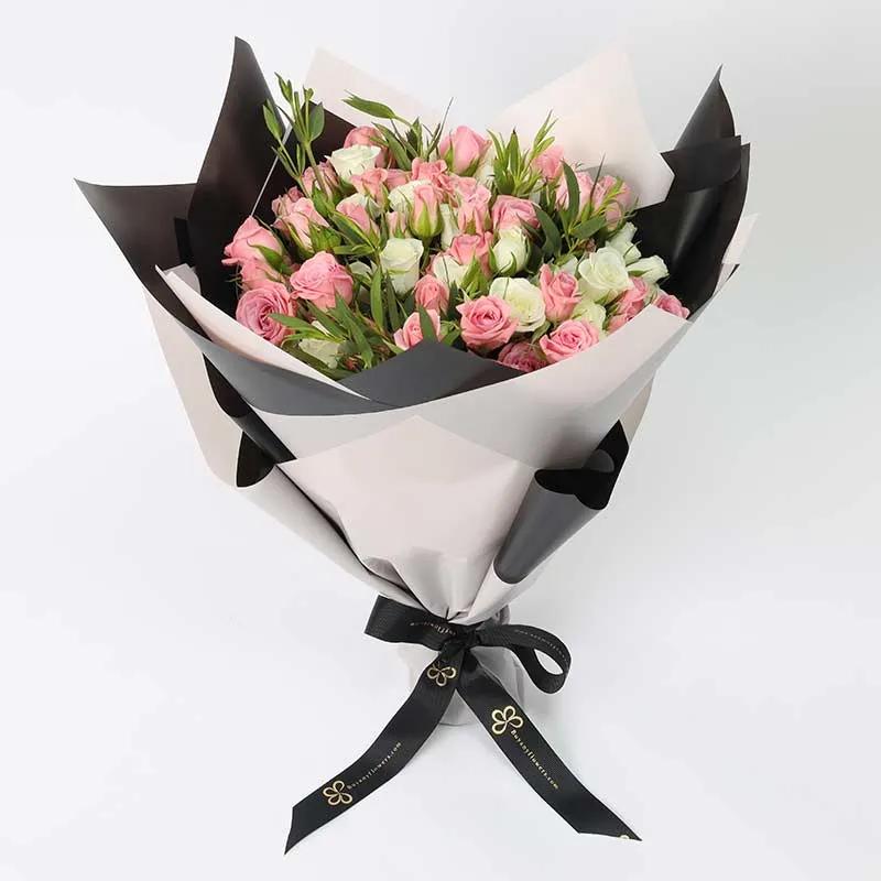 Peaceful Beauty 21 Baby Roses Bouquet - Flowers gift from Buy Any Flowers Dubai in Al Quoz Industrial Area 4, Dubai, UAE