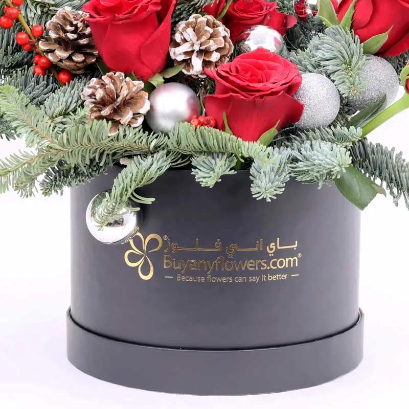 Christmas Red Roses Flower Box thumbnail 4