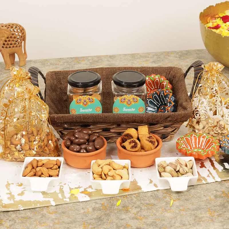 Celebration Diwali Gift Basket - Gifts gift from Buy Any Flowers Dubai in Al Quoz Industrial Area 4, Dubai, UAE - image 2
