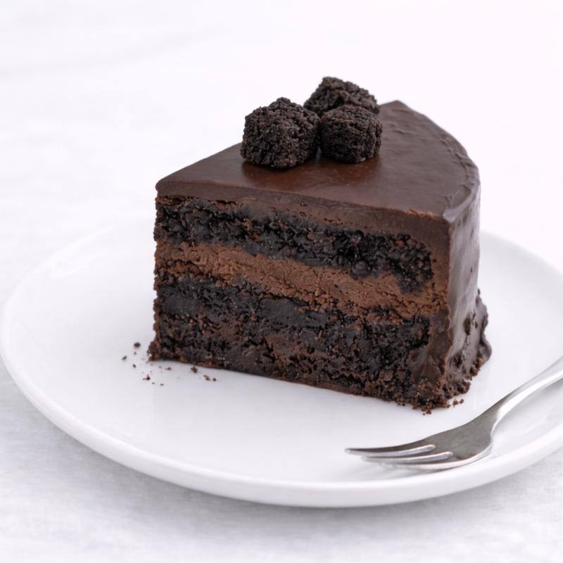 Classic Chocolate Brownie Cake 4 Portion - Cakes gift from Buy Any Flowers Dubai in Al Quoz Industrial Area 4, Dubai, UAE - image 4