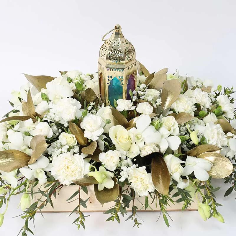 Feast Lantern Table Arrangement thumbnail 2