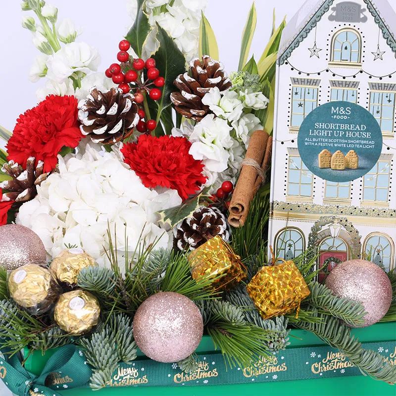 Christmas House Party Flower Arrangement thumbnail 3