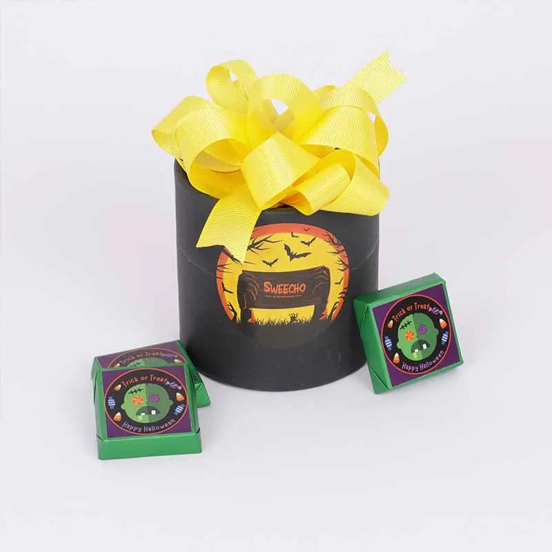 Halloween Sunrise Bouquet and Chocolates thumbnail 3
