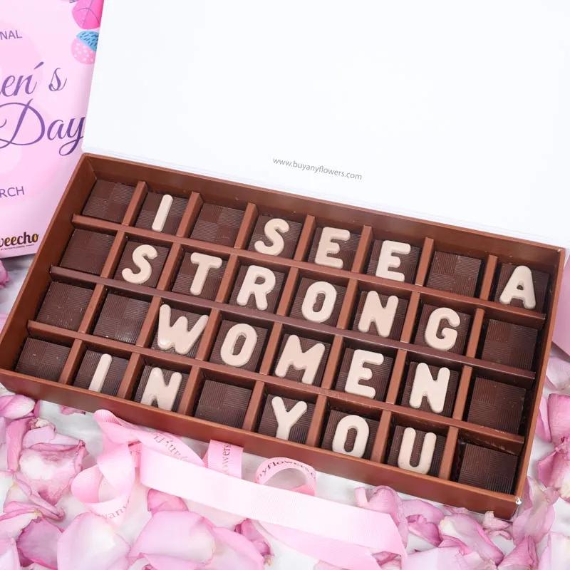 Womens Day I See a Strong Women in You Chocolates By Sweecho thumbnail 2