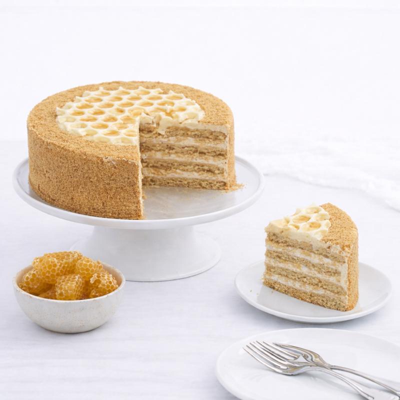 Delicious Honey Cake 4 Portion - Cakes gift from Buy Any Flowers Dubai in Al Quoz Industrial Area 4, Dubai, UAE - image 2