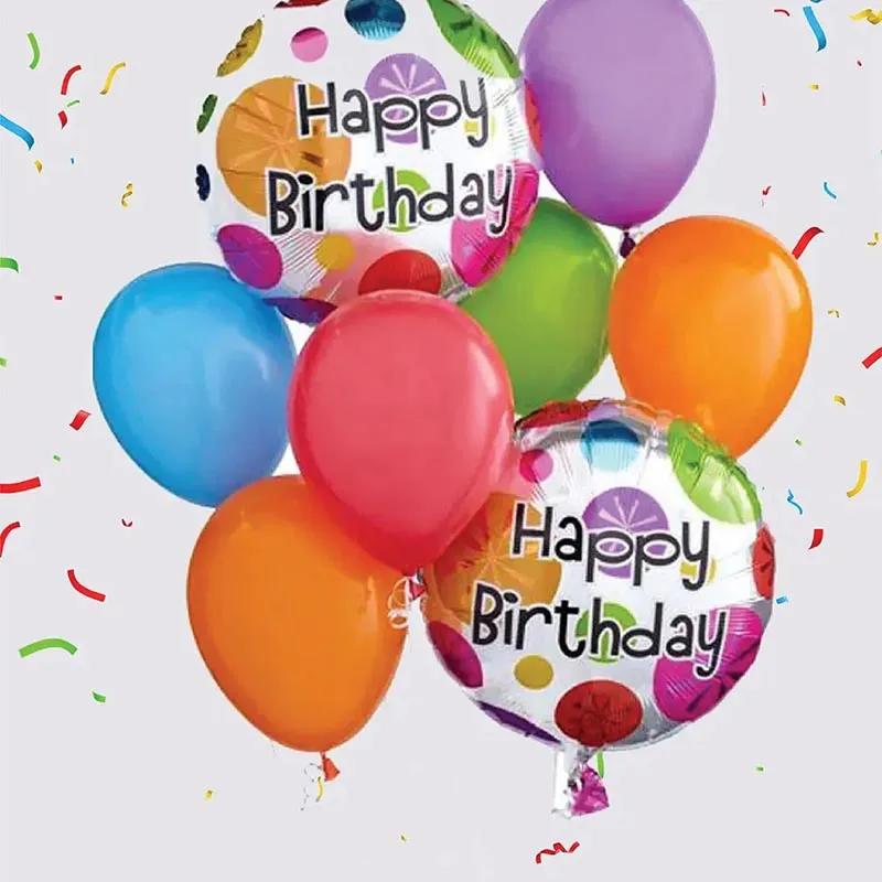 Happy Birthday N Latex Helium Balloons thumbnail 2