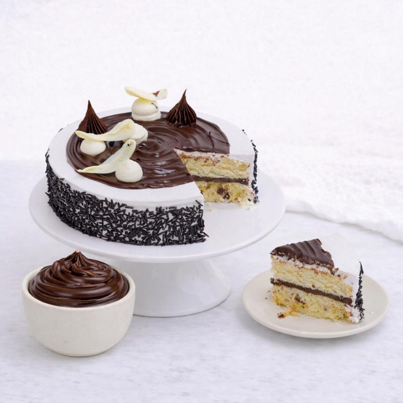 Choco Vanilla Cake 4 Portion - Cakes gift from Buy Any Flowers Dubai in Al Quoz Industrial Area 4, Dubai, UAE - image 3