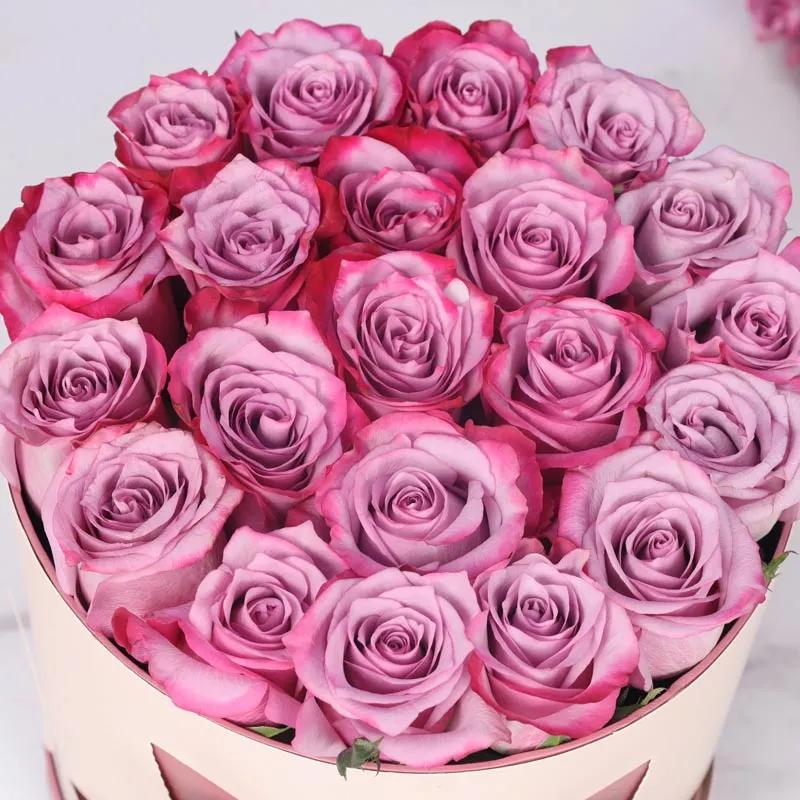 Butterfly Purple Roses Box - Flowers gift from Buy Any Flowers Dubai in Al Quoz Industrial Area 4, Dubai, UAE - image 3