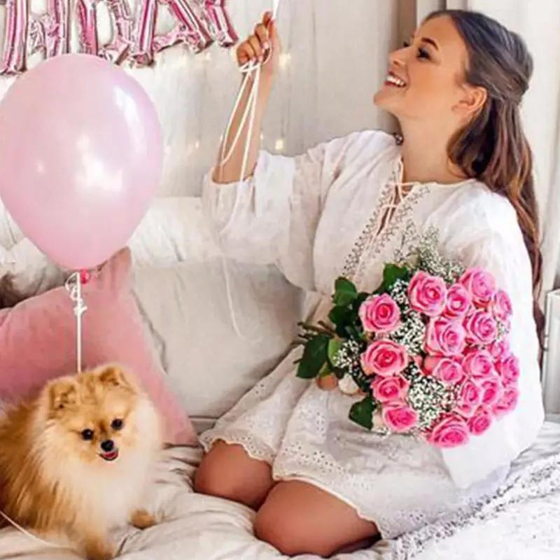 Balloons and Floral Birthday Surprise thumbnail 2