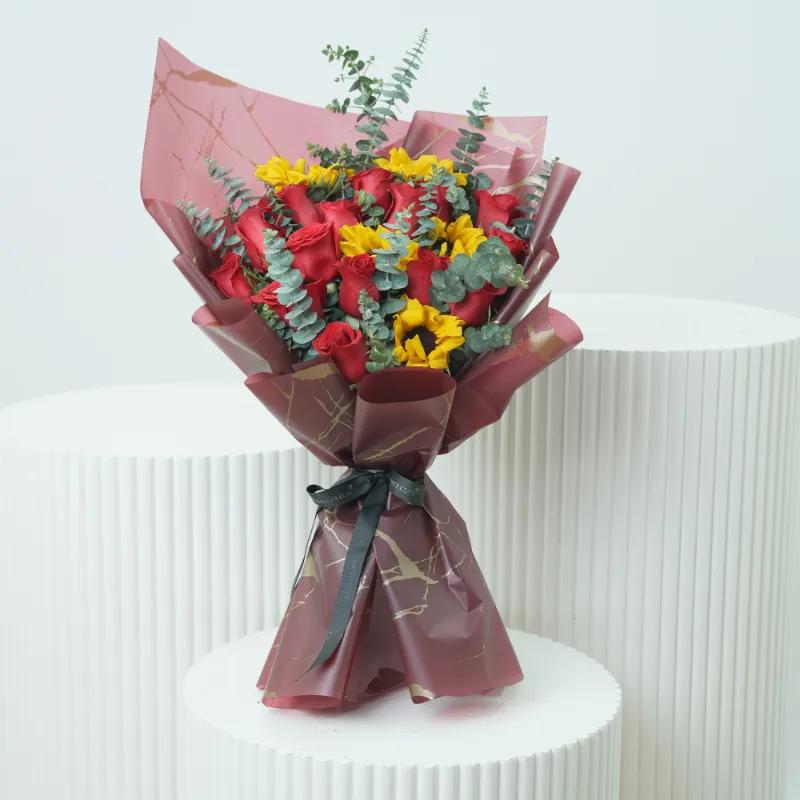 Sunrise Romance Flower Bouquet - Flowers gift from Buy Any Flowers Dubai in Al Quoz Industrial Area 4, Dubai, UAE