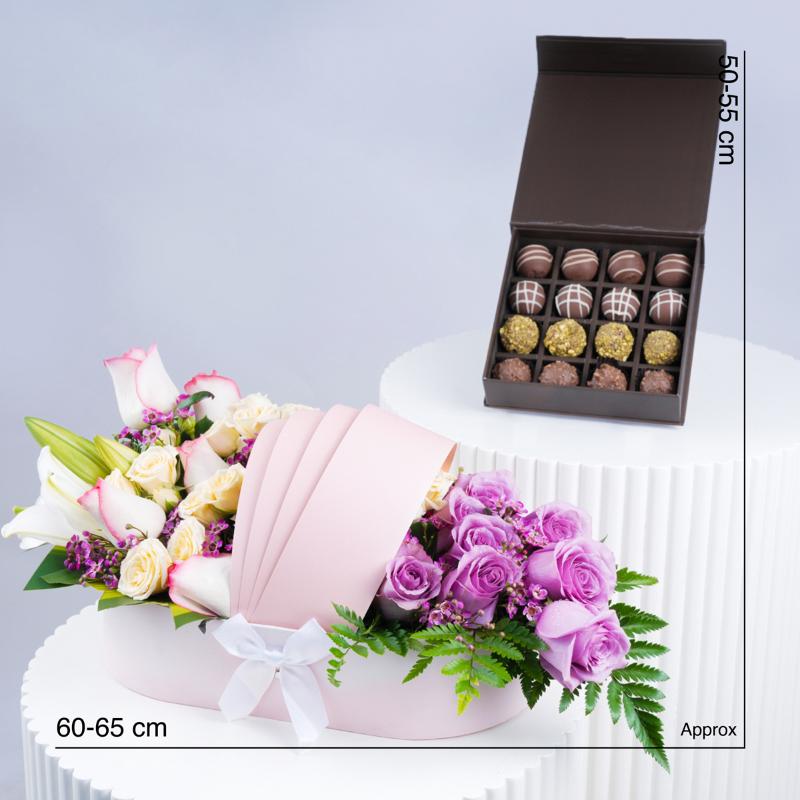 Cradle of Pastel Wishes and Chocolates - Gift Sets gift from Buy Any Flowers Dubai in Al Quoz Industrial Area 4, Dubai, UAE - image 4