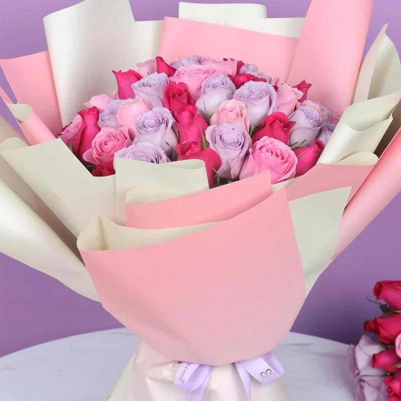 Sweet and Gentle 51 Roses Bouquet thumbnail 3