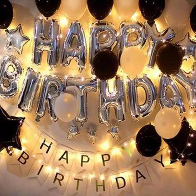 Black N White Birthday Balloon Decor thumbnail 2