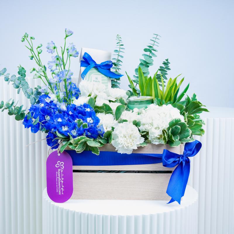 My Hero Flower Hamper - Flowers gift from Buy Any Flowers Dubai in Al Quoz Industrial Area 4, Dubai, UAE