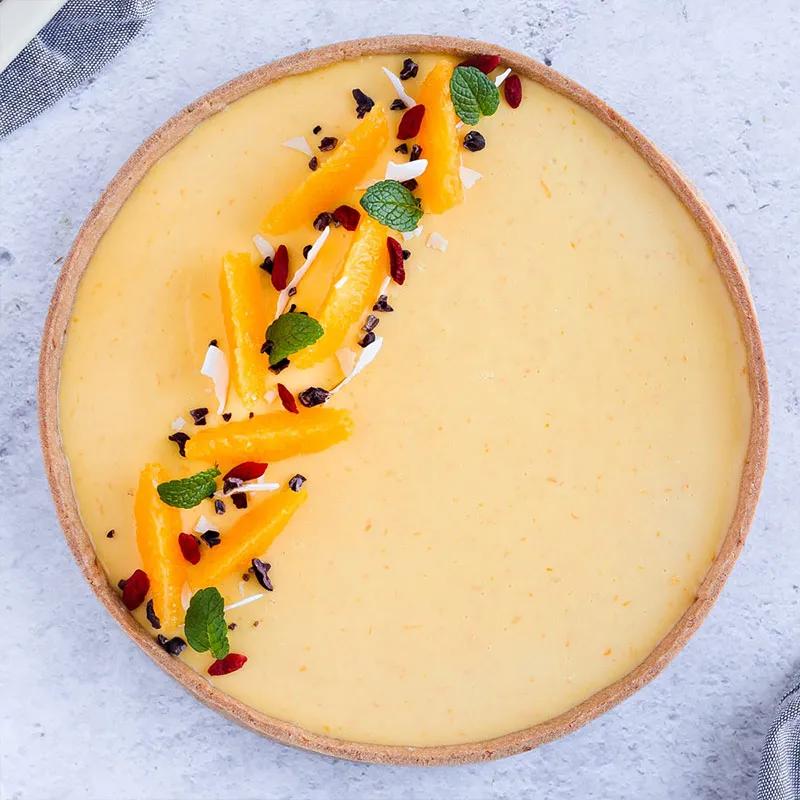 Orange Tart 8 Portion - Cakes gift from Buy Any Flowers Dubai in Al Quoz Industrial Area 4, Dubai, UAE - image 3