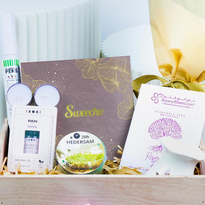 Choco Aroma Eco Friendly Hamper - Gift Sets gift from Buy Any Flowers Dubai in Al Quoz Industrial Area 4, Dubai, UAE - image 2