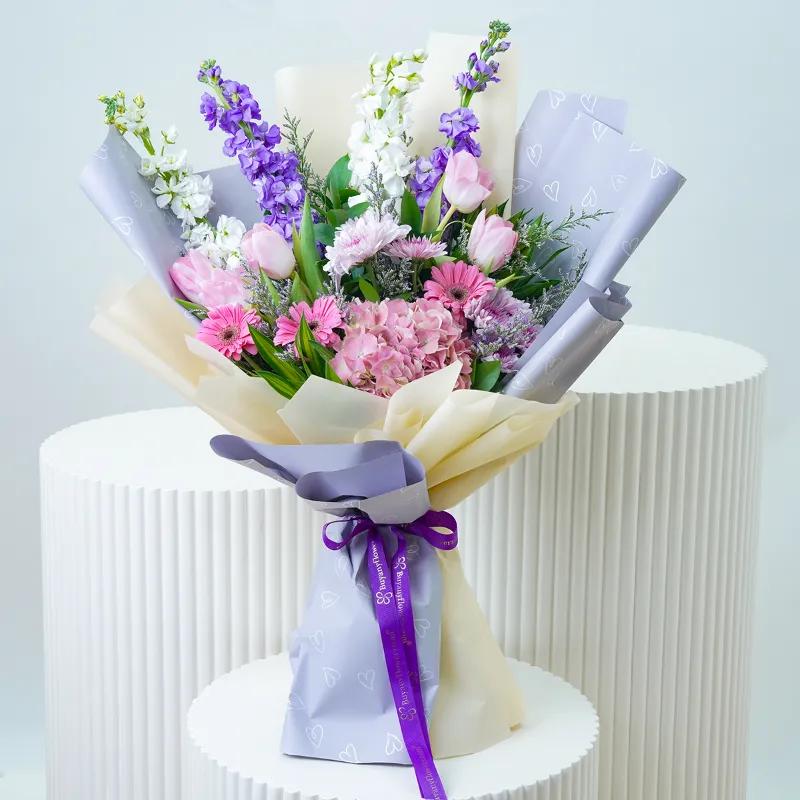 Pink and Purple Harmony Trio - Gift Sets gift from Buy Any Flowers Dubai in Al Quoz Industrial Area 4, Dubai, UAE - image 3
