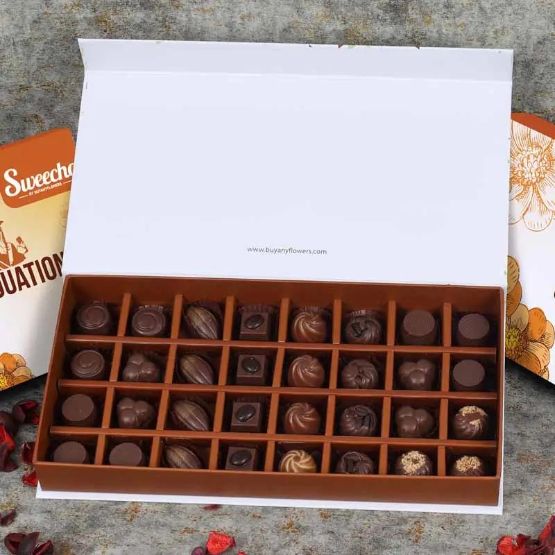 Graduation Premium Assorted Chocolates 32 Pcs By Sweecho - Chocolates gift from Buy Any Flowers Dubai in Al Quoz Industrial Area 4, Dubai, UAE - image 2
