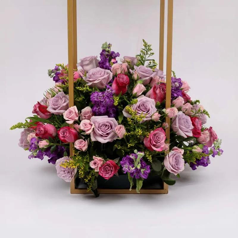Purple Paradise Flower Stand Large thumbnail 3
