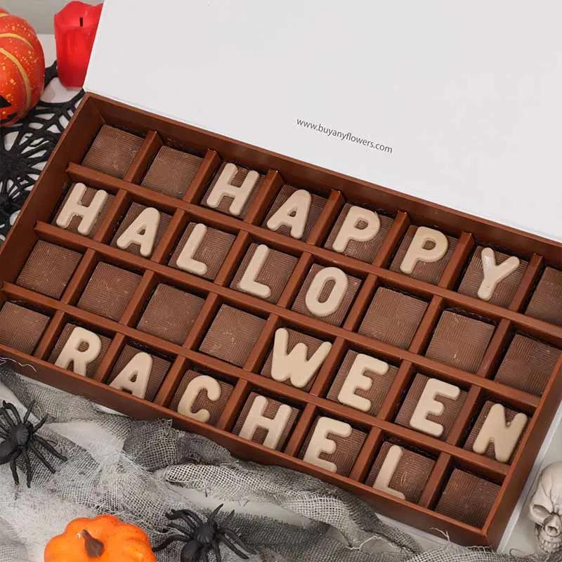 Customize Happy Halloween Chocolates By Sweecho thumbnail 2