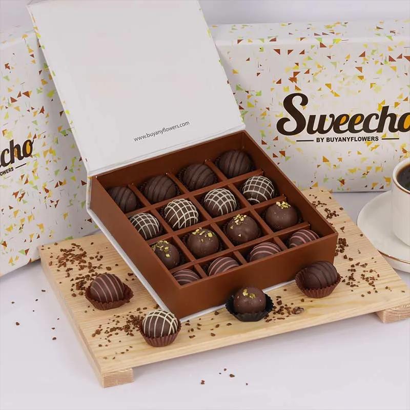 Chocolate Truffles 16 Pcs By Sweecho thumbnail 2