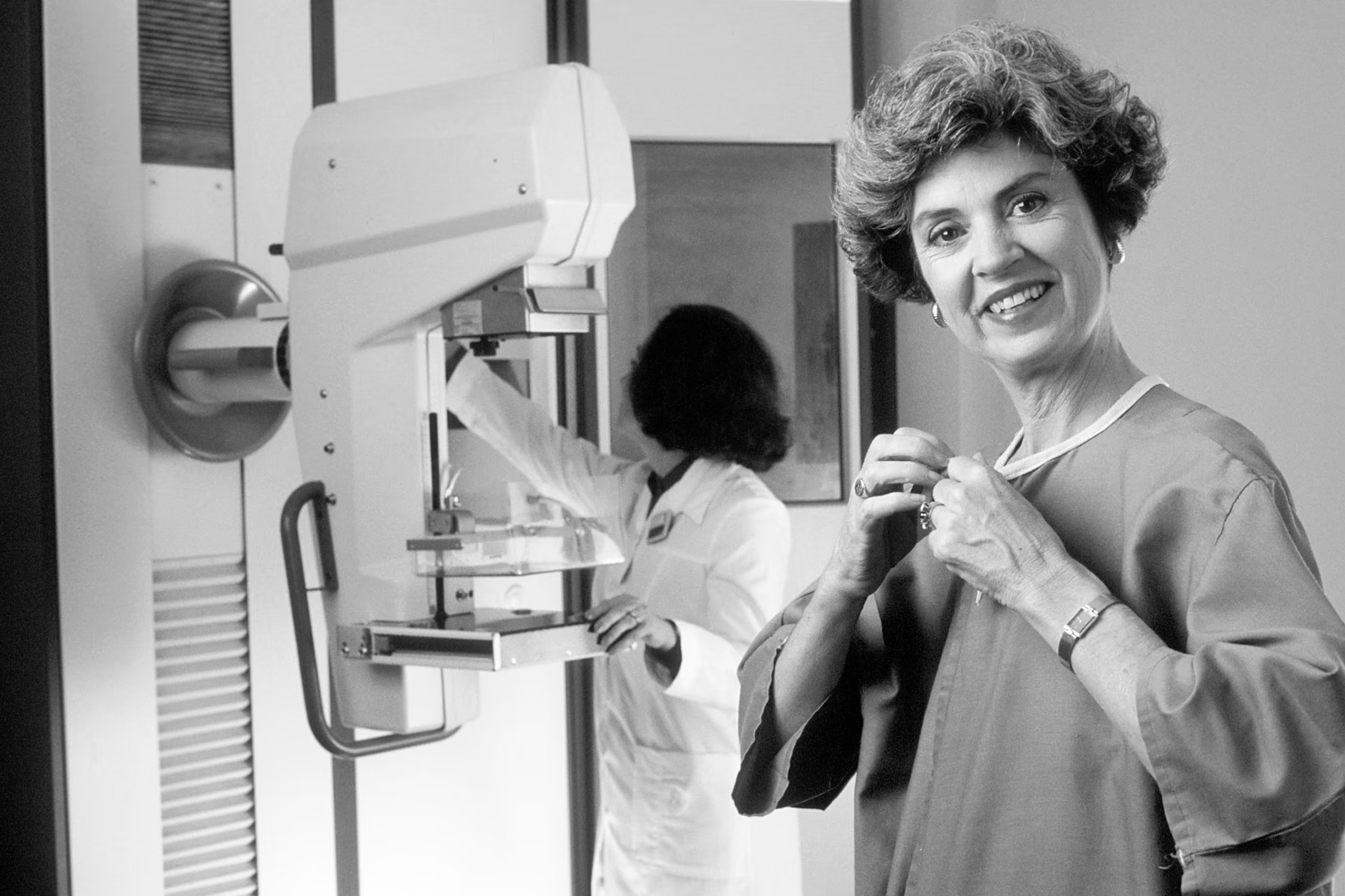Breast ultrasound compared with a mammogram