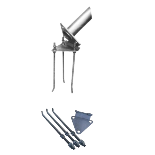 Glassfiber flaggstang i hvit (bilde 2)