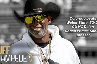 WATCH: Colorado HC Deion "Coach Prime" Sanders frustrated after beating Weber State 52-21