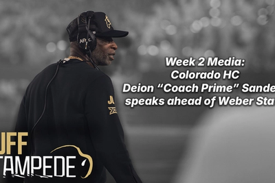 Colorado HC Deion "Coach Prime" Sanders speaks ahead of Week 2 matchup with Weber State