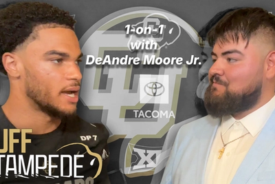 1-on-1 with Colorado WR DeAndre Moore Jr. on CU's 2026 Fall Sports Media Day