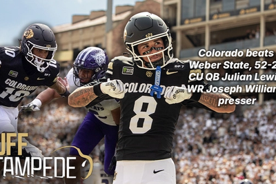 WATCH: Colorado QB Julian Lewis and WR Joseph Williams speak after big showings against Weber State