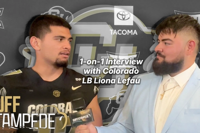 1-on-1 with Colorado LB Liona Lefau on CU's 2026 Fall Sports Media Day