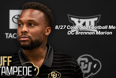 Colorado OC Brennan Marion speaks on Georgia Tech, CU's O-Line and 'basketball on grass'