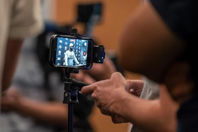Colorado football fall camp photo gallery: Coaches, players meet with media