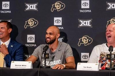 Derrick White named CU President of Basketball Strategy, makes big donation
