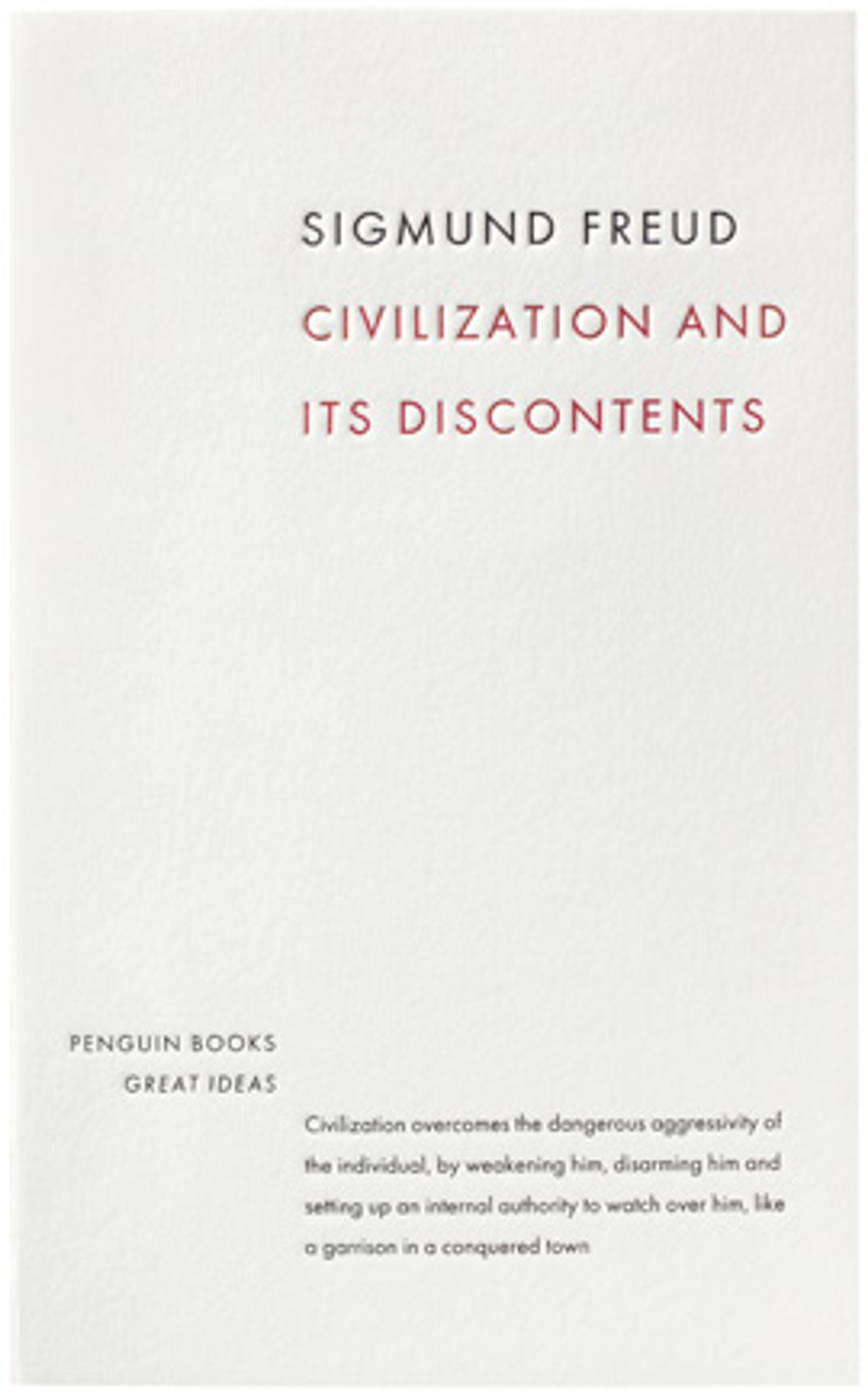 cover of Civilization and Its Discontents