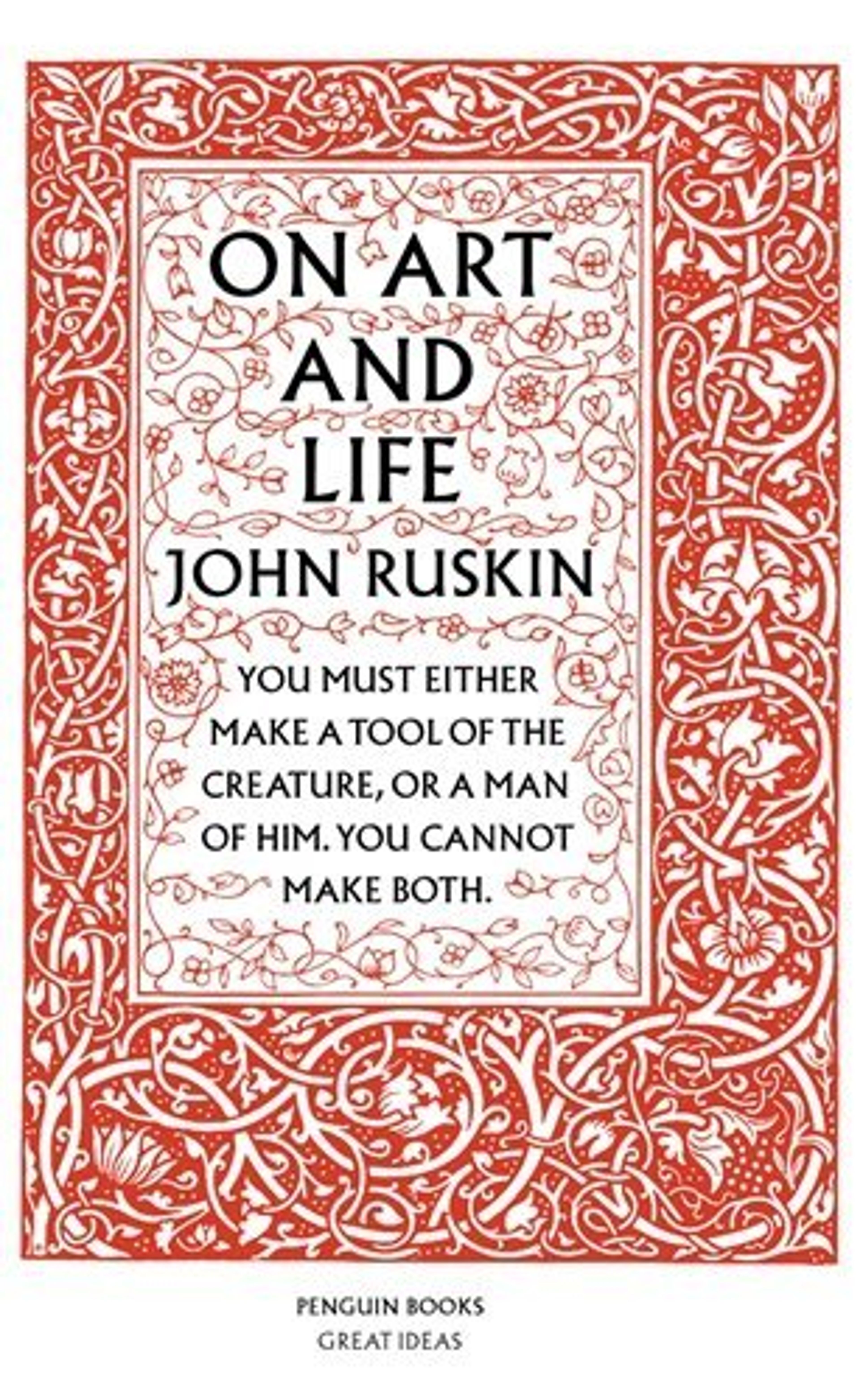 cover of On Art and Life