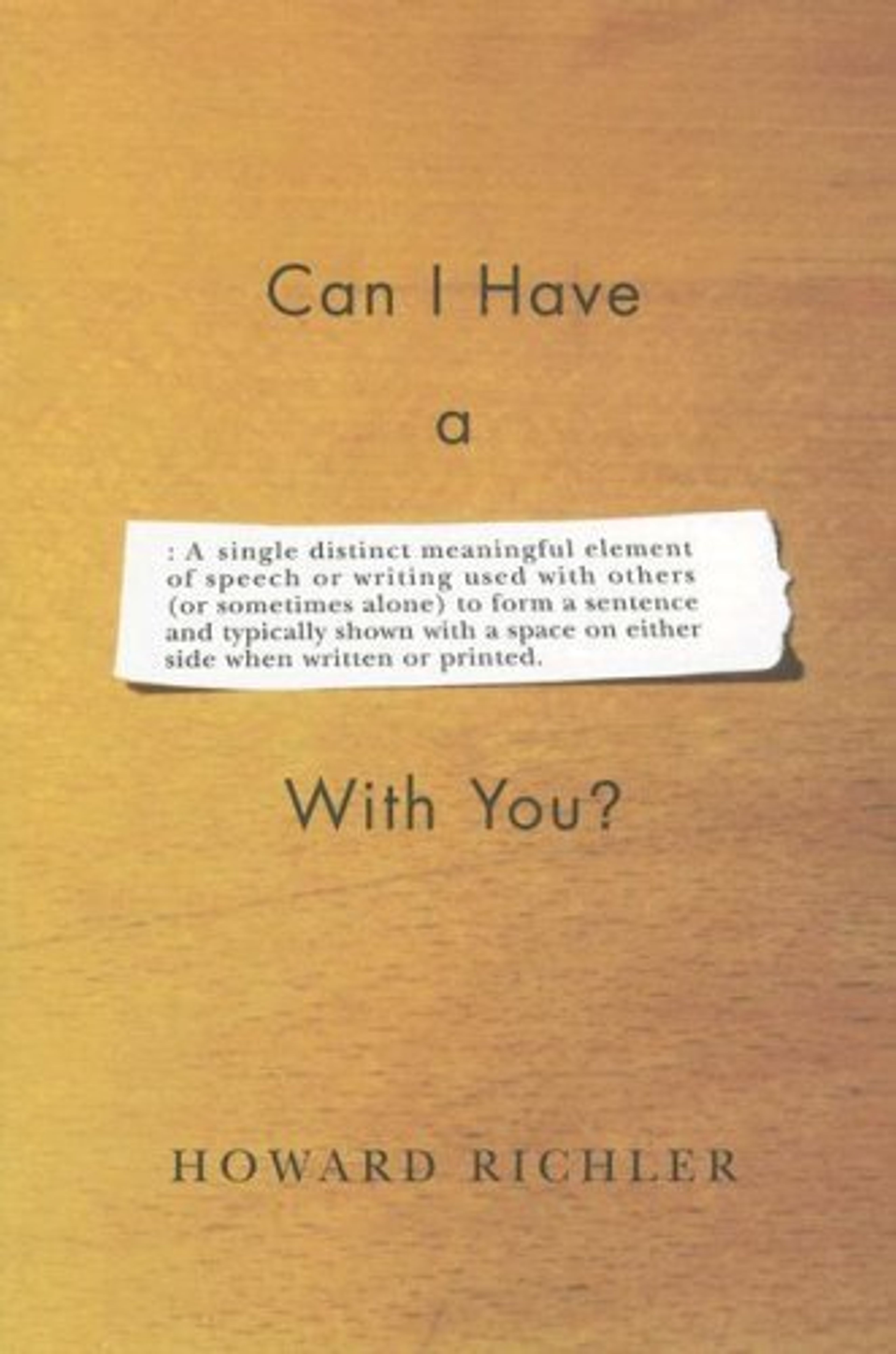 cover of Can I Have a Word With You?