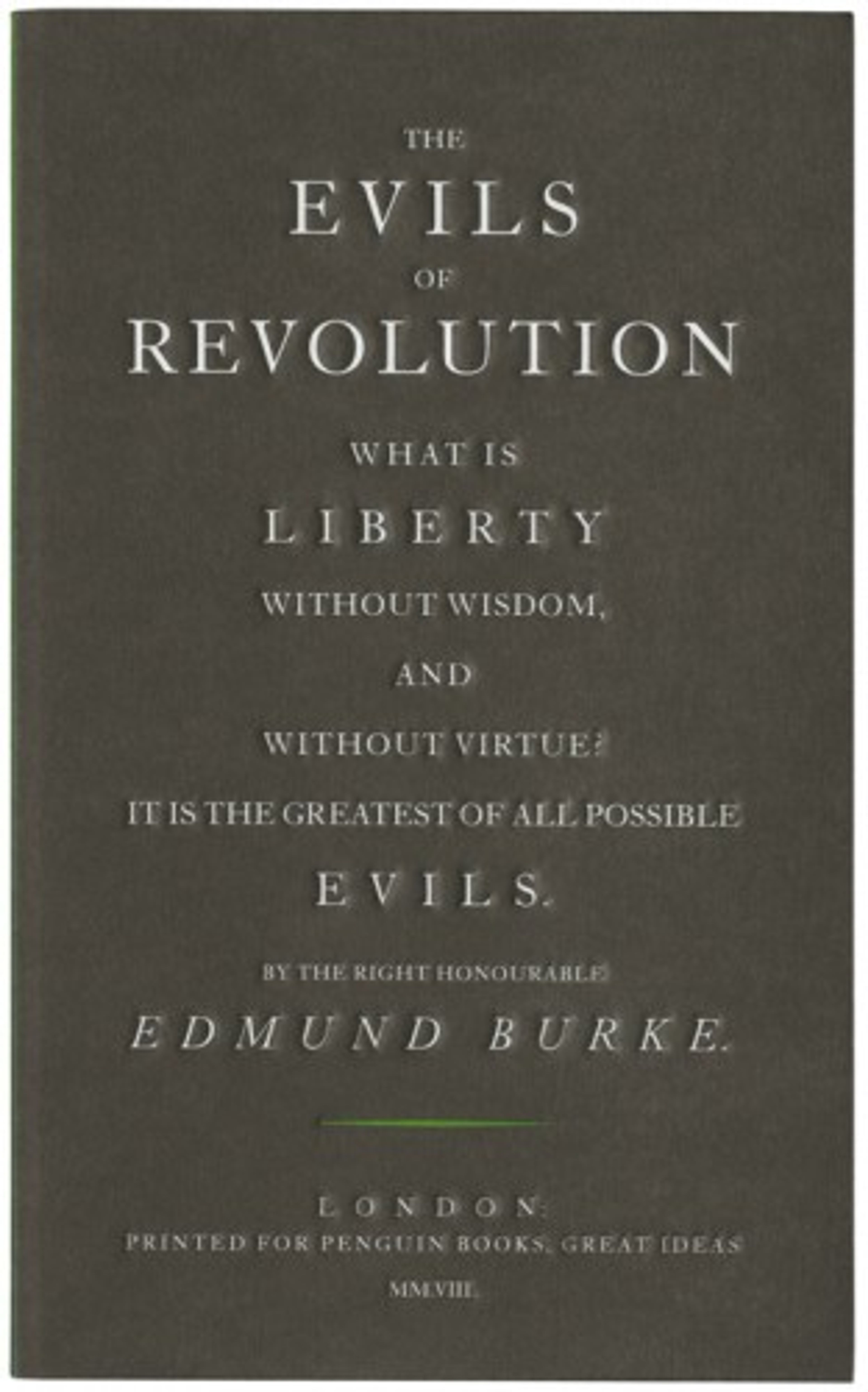 cover of The Evils of Revolution
