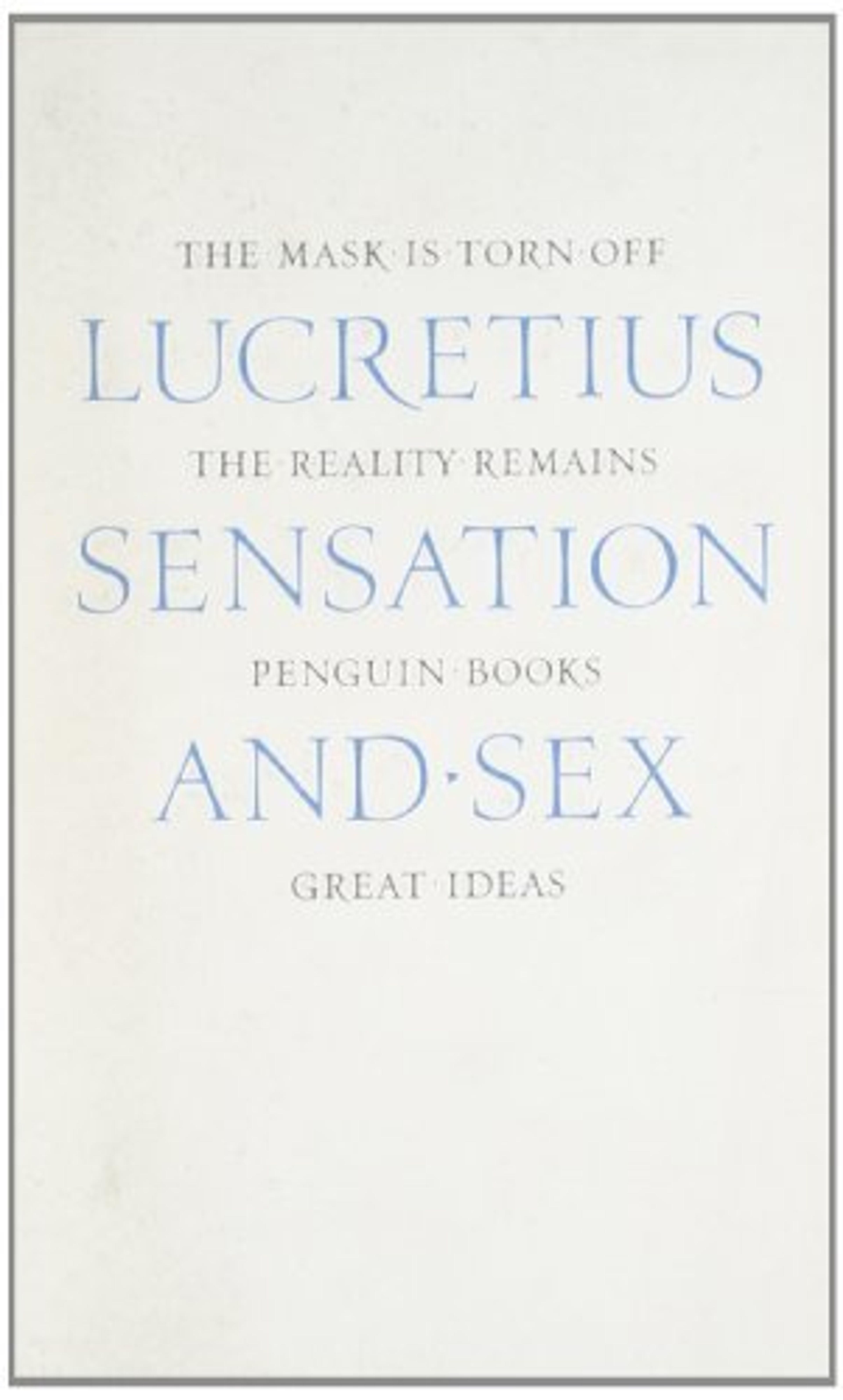cover of Sensation and Sex