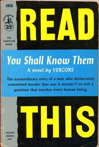 cover of You Shall Know Them