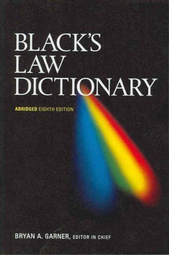 cover of Black's Law Dictionary
