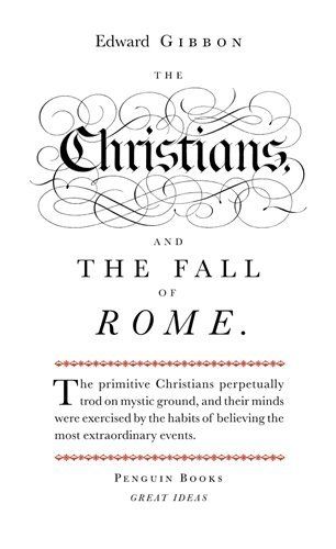 cover of The Christians and the Fall of Rome