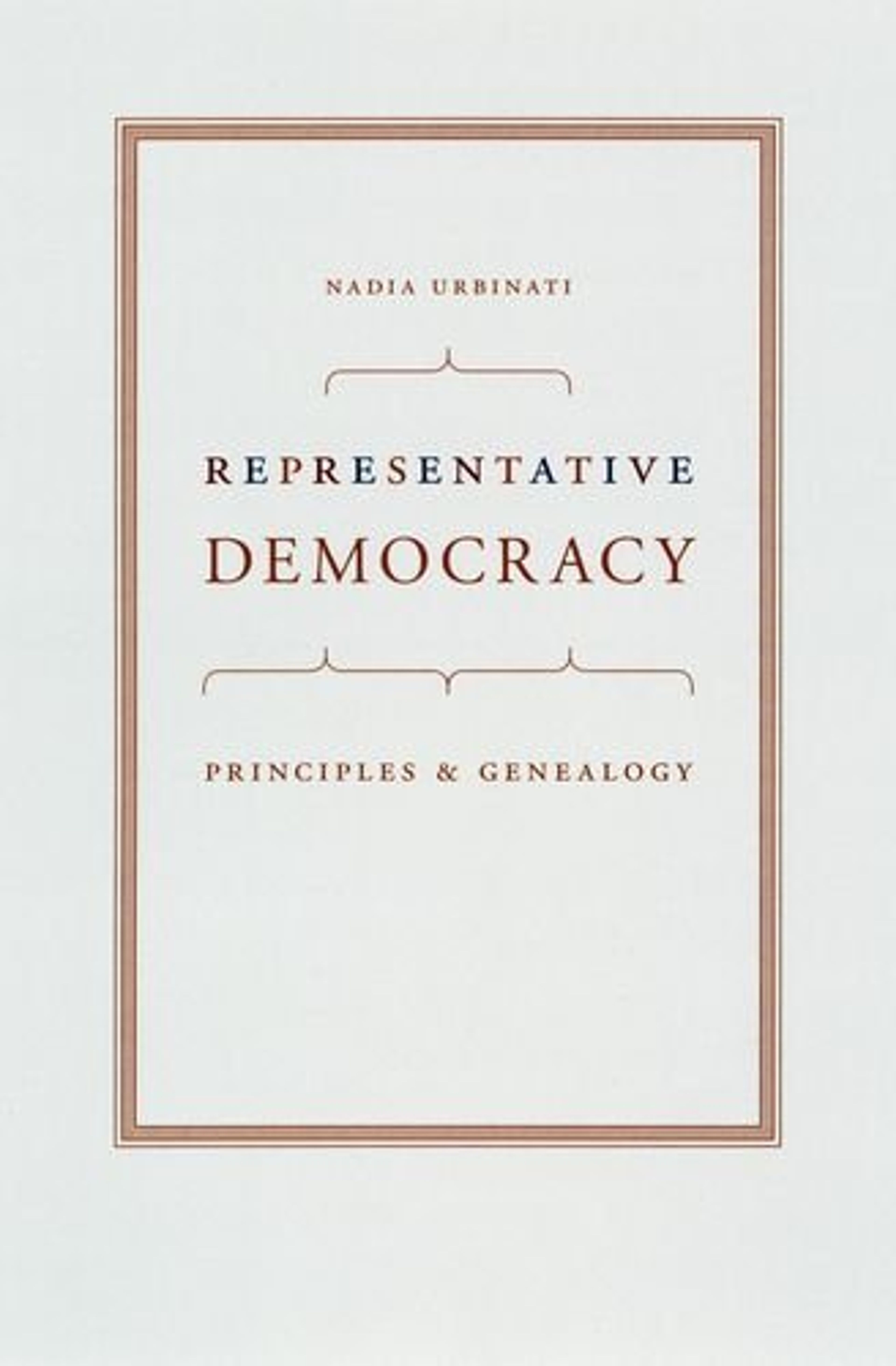 cover of Representative Democracy