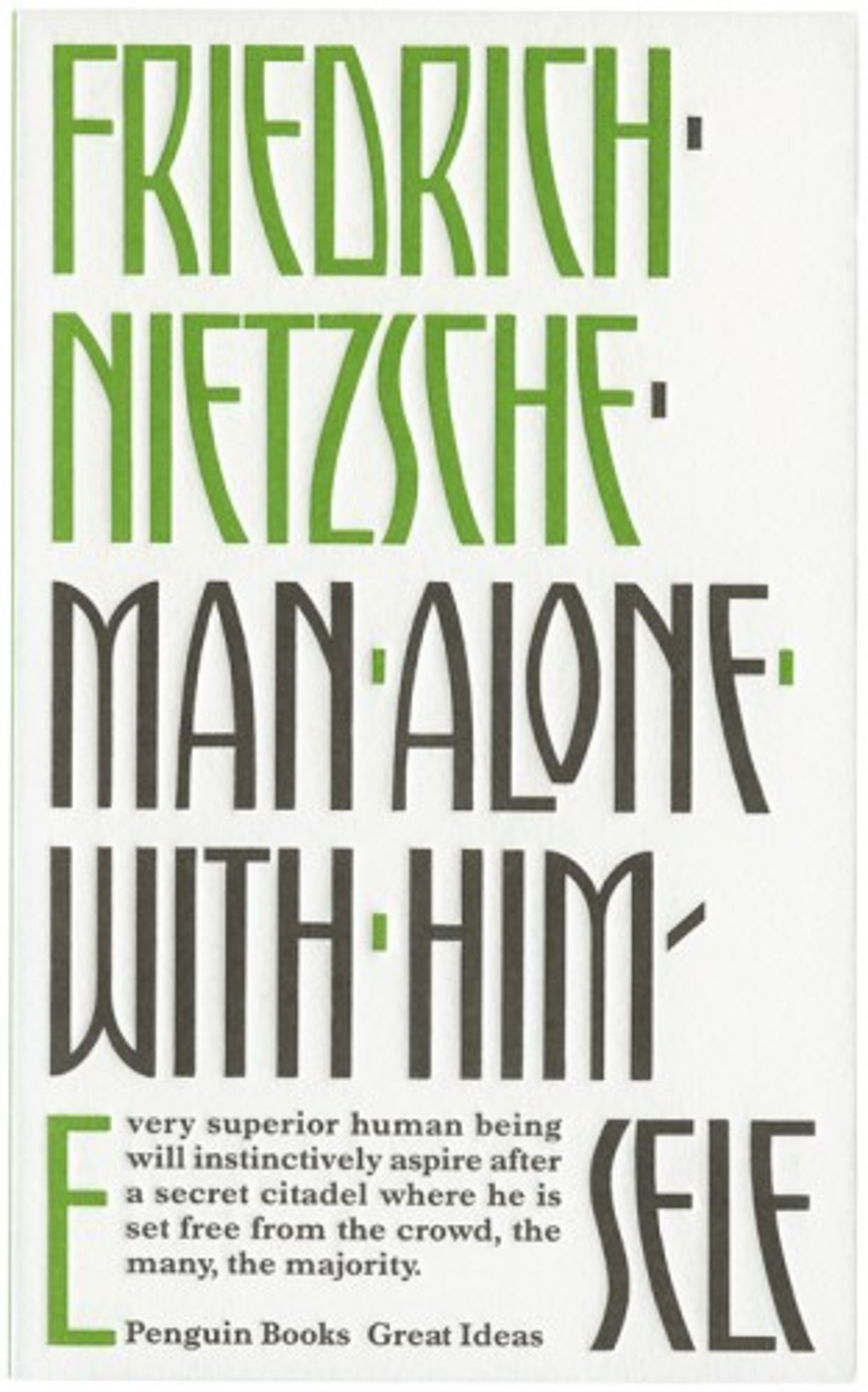 cover of Man Alone With Himself